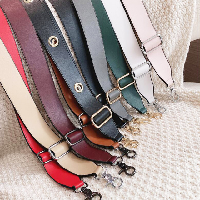 Leather Crossbody Bag Thick Strap  Pu Leather Messenger Bag Strap